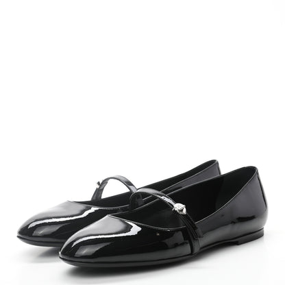 Louis Vuitton Patent Uniformes Ballet Flats 37.5 Black 3 of 8