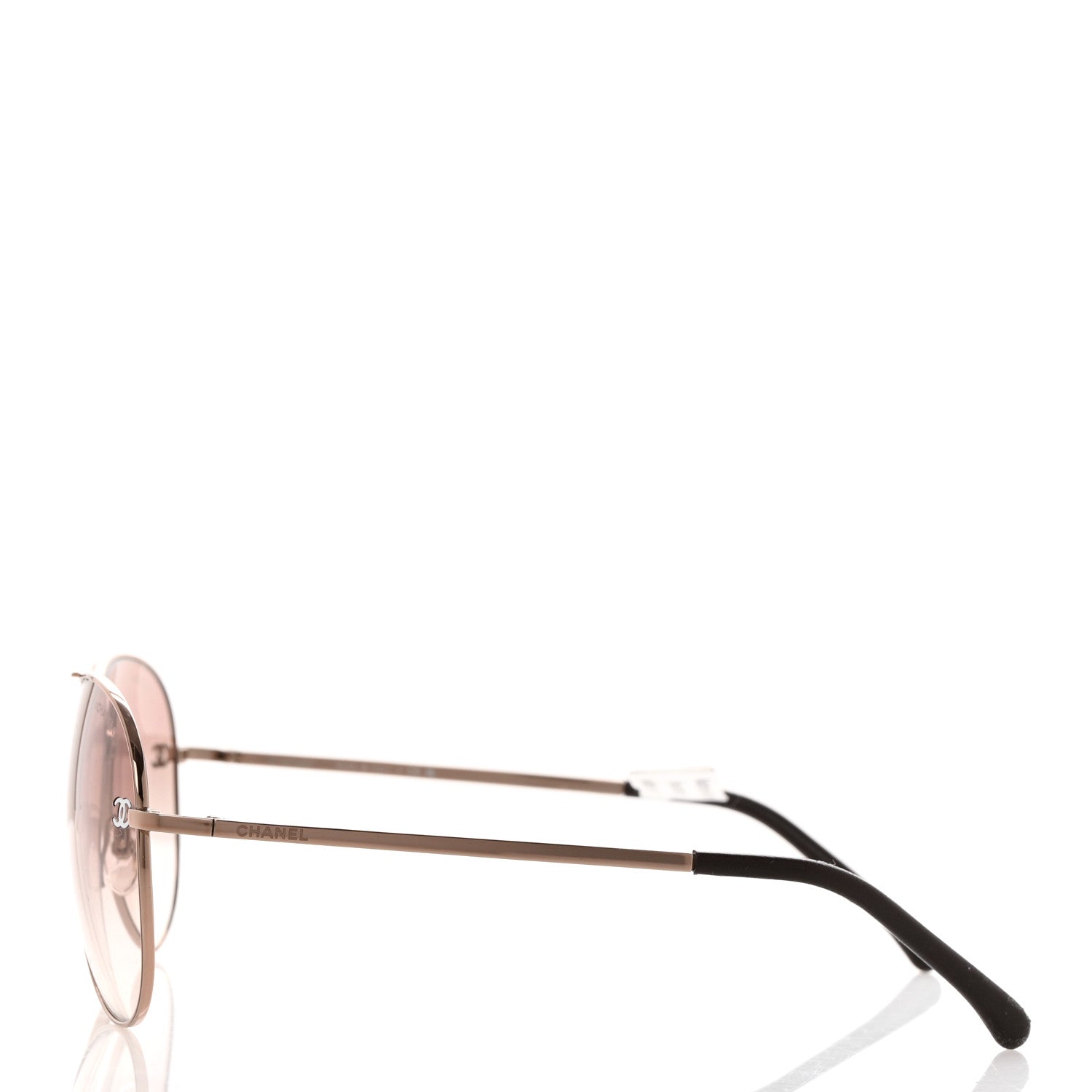 Chanel Metal Aviator CC Sunglasses 4189-T-Q Rose 3 of 8