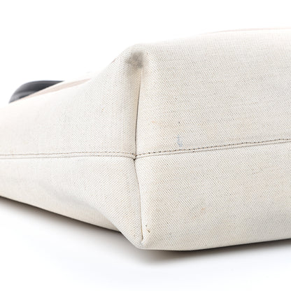Tom Ford Canvas Calfskin T Tote Beige 8 of 15