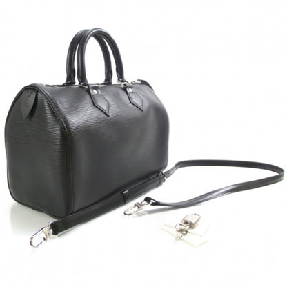 Louis Vuitton Epi Speedy 25 Black 3 of 9