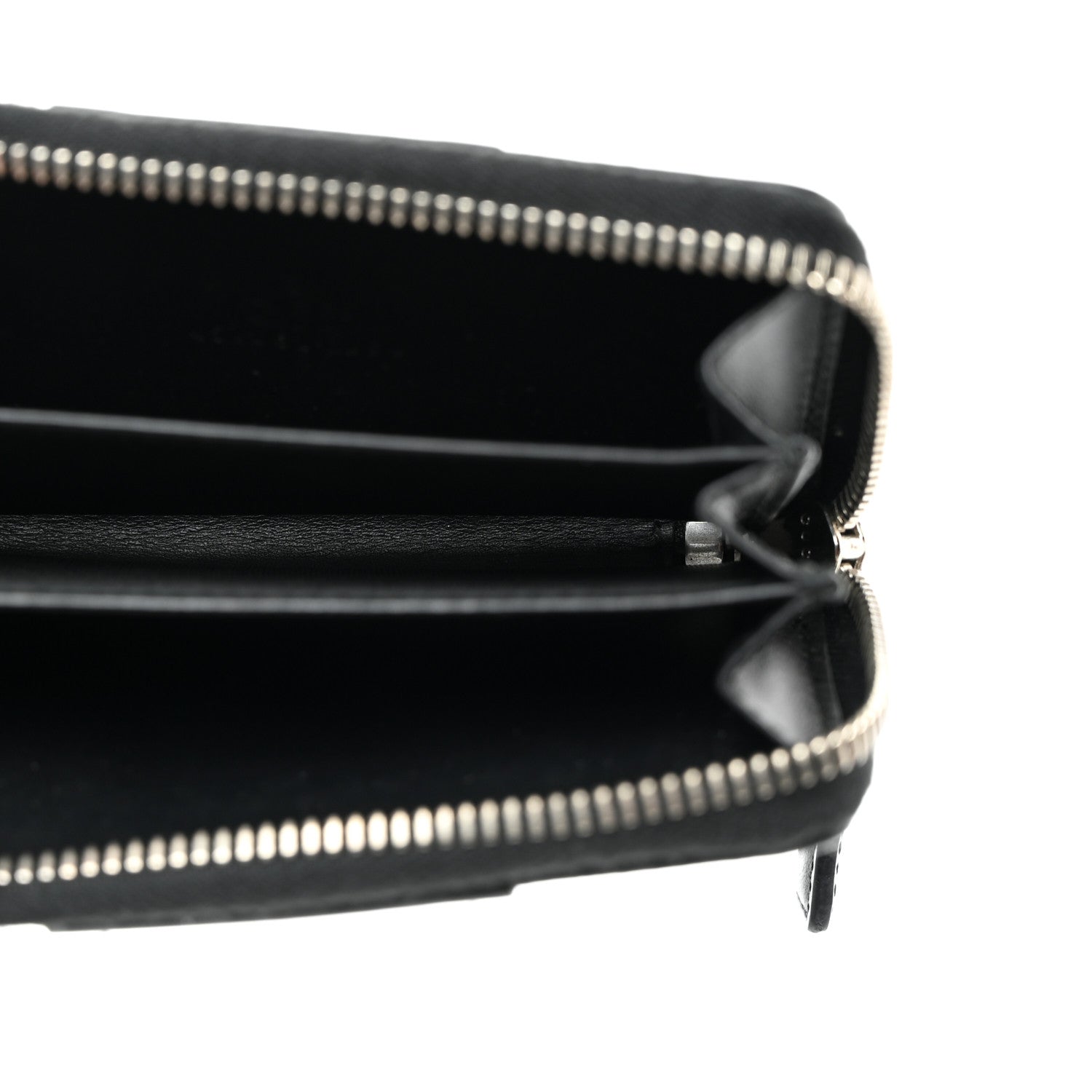 Gucci GG Supreme Monogram Zip Around Card Case Black 5 of 6