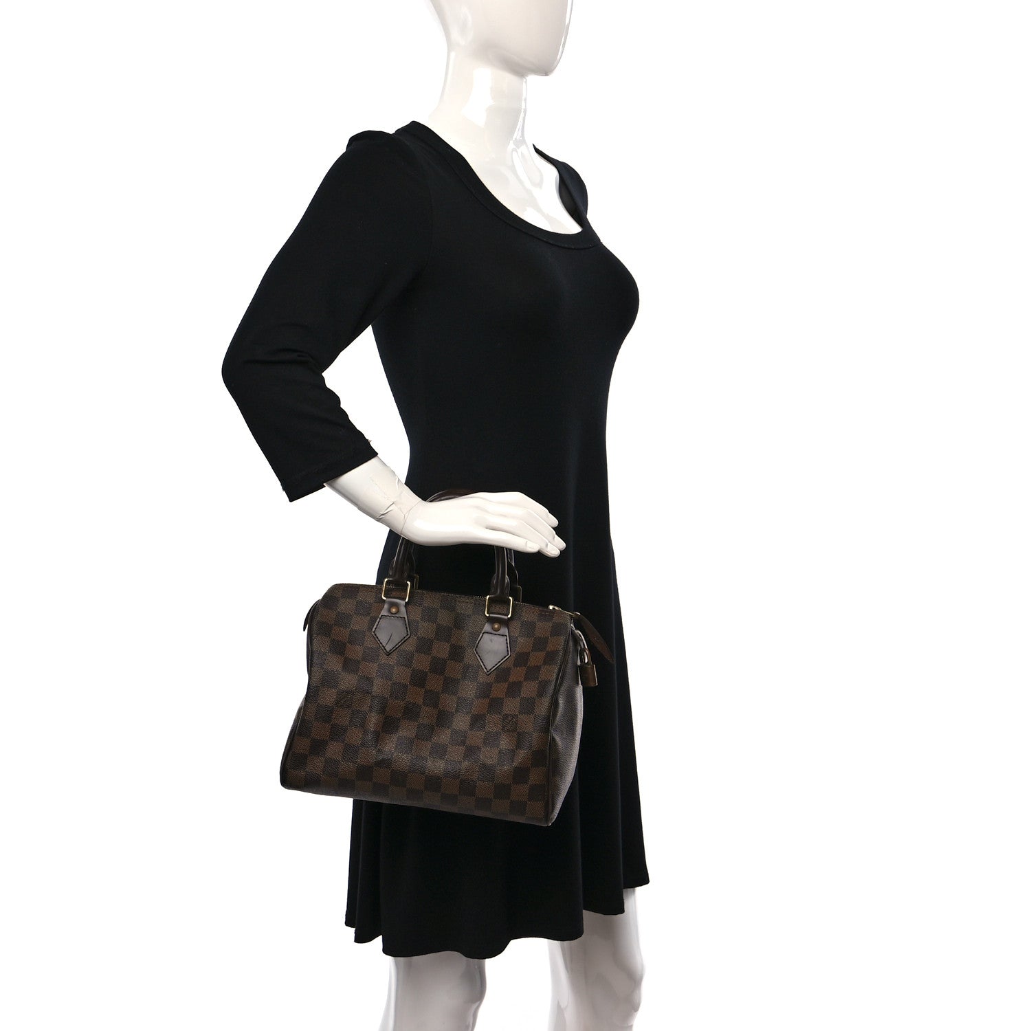 Louis Vuitton Damier Ebene Speedy 25 2 of 17