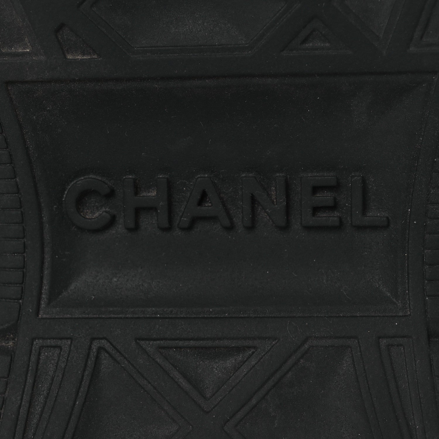 Chanel Suede Calfskin Embroidered CC Sneakers 36.5 Black 8 of 12