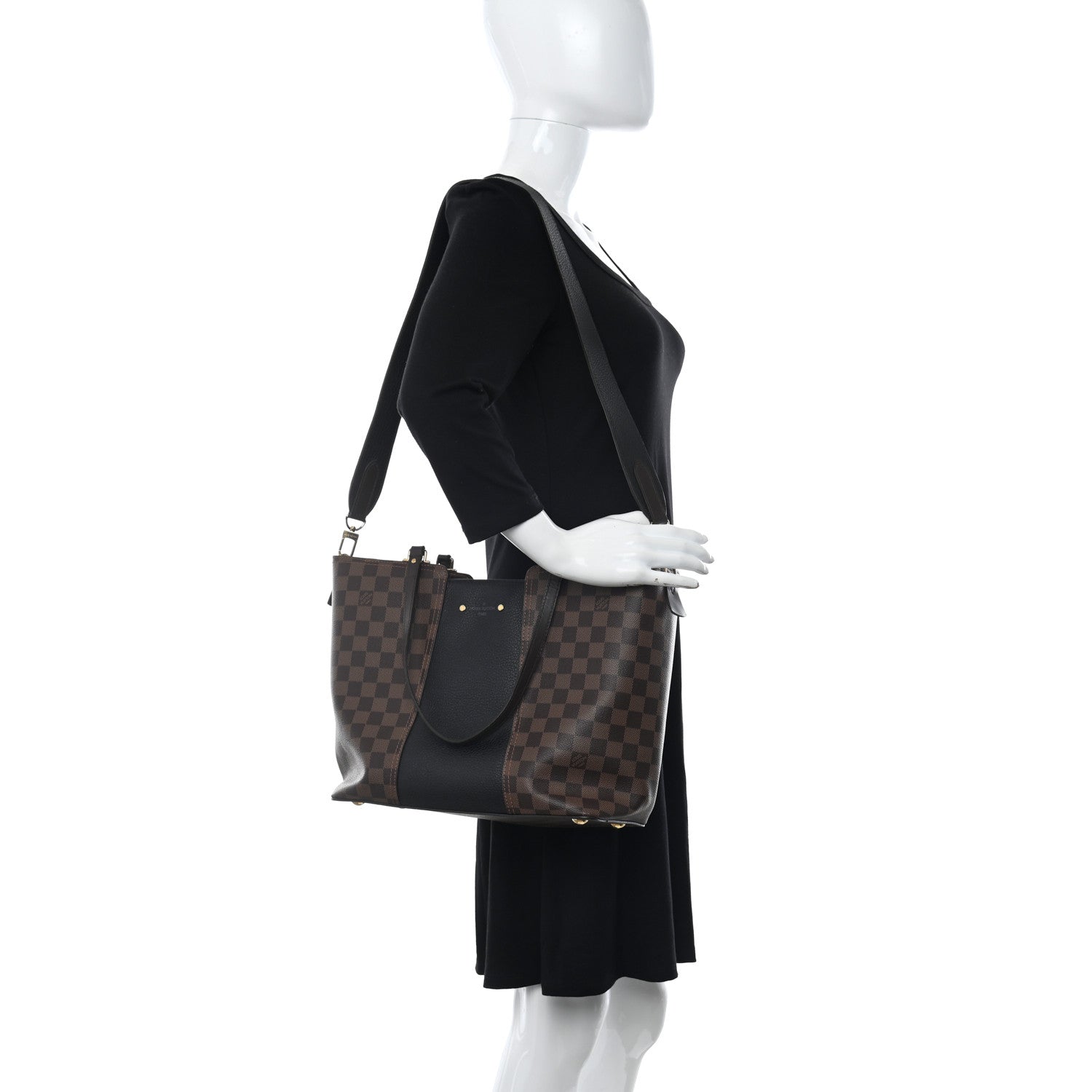 Louis Vuitton Damier Ebene Jersey Black 2 of 15