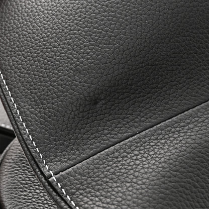 Christian Dior X PETER DOIG Grained Calfskin Saddle Bag Black 13 of 13