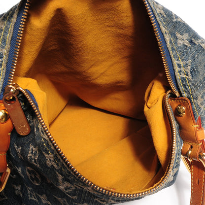 Louis Vuitton Denim Baggy GM Blue 5 of 7