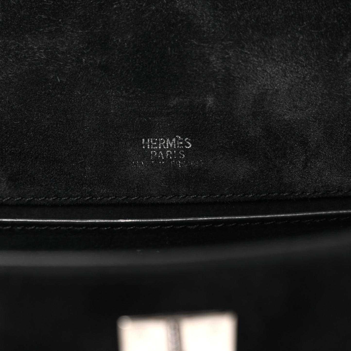 Veau Doblis Kelly Pochette Black