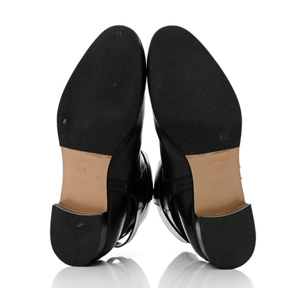 Hermes Calfskin Follow Ankle Boots 39.5 Black 5 of 10