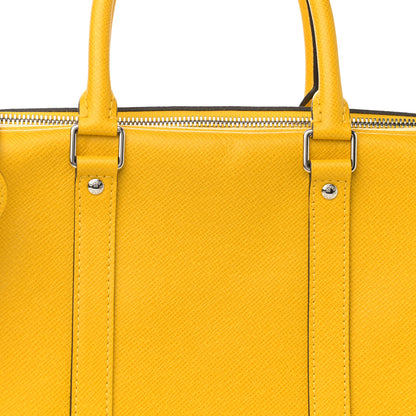 Louis Vuitton Taiga Porte Documents Voyage PM Yellow Altair 8 of 13
