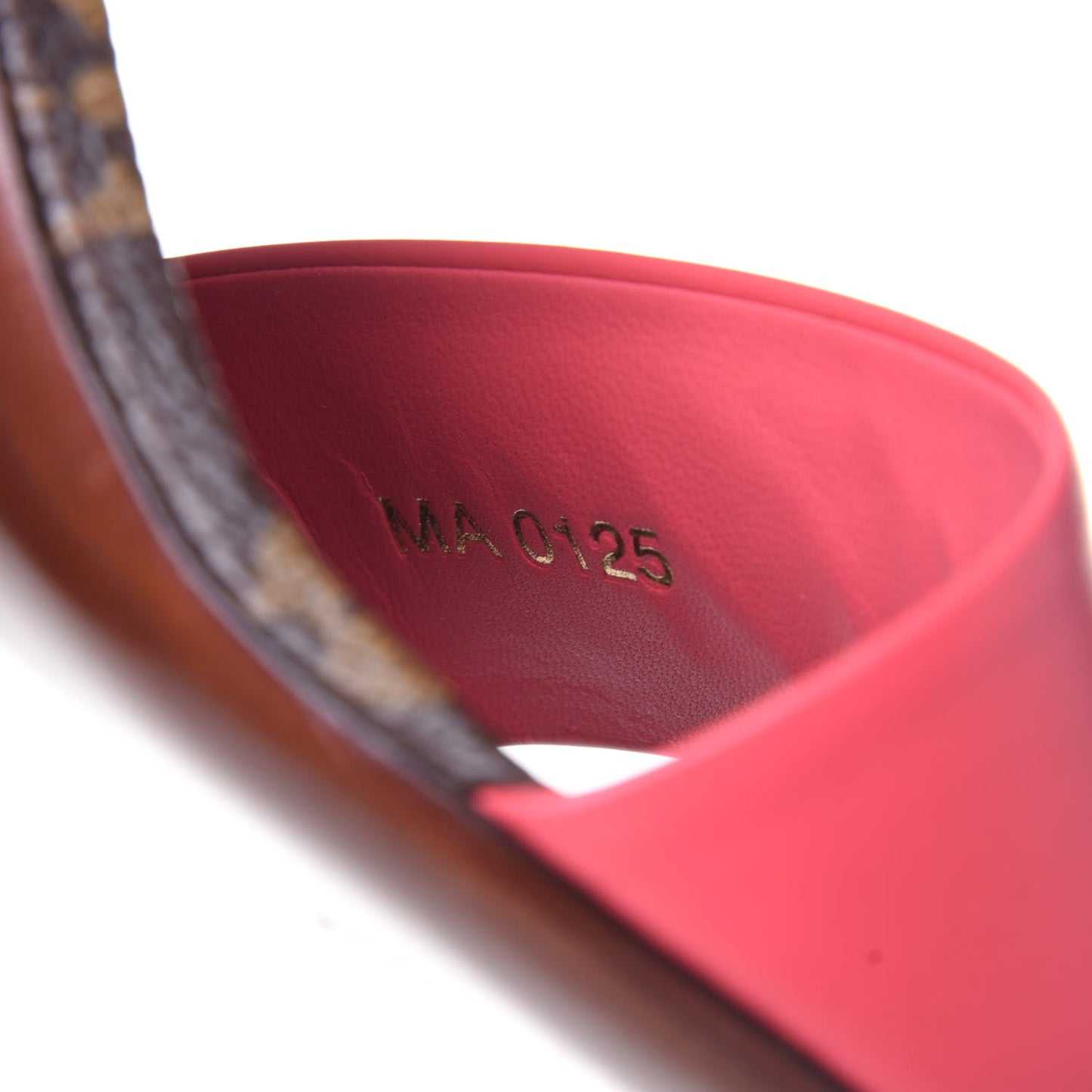 Calfskin Monogram Voyage Sandals 36.5 Grenade