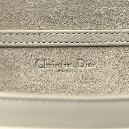 Christian Dior Ultra Matte Calfskin Studded Diorama Wallet on Chain Pouch Off White 6 of 13