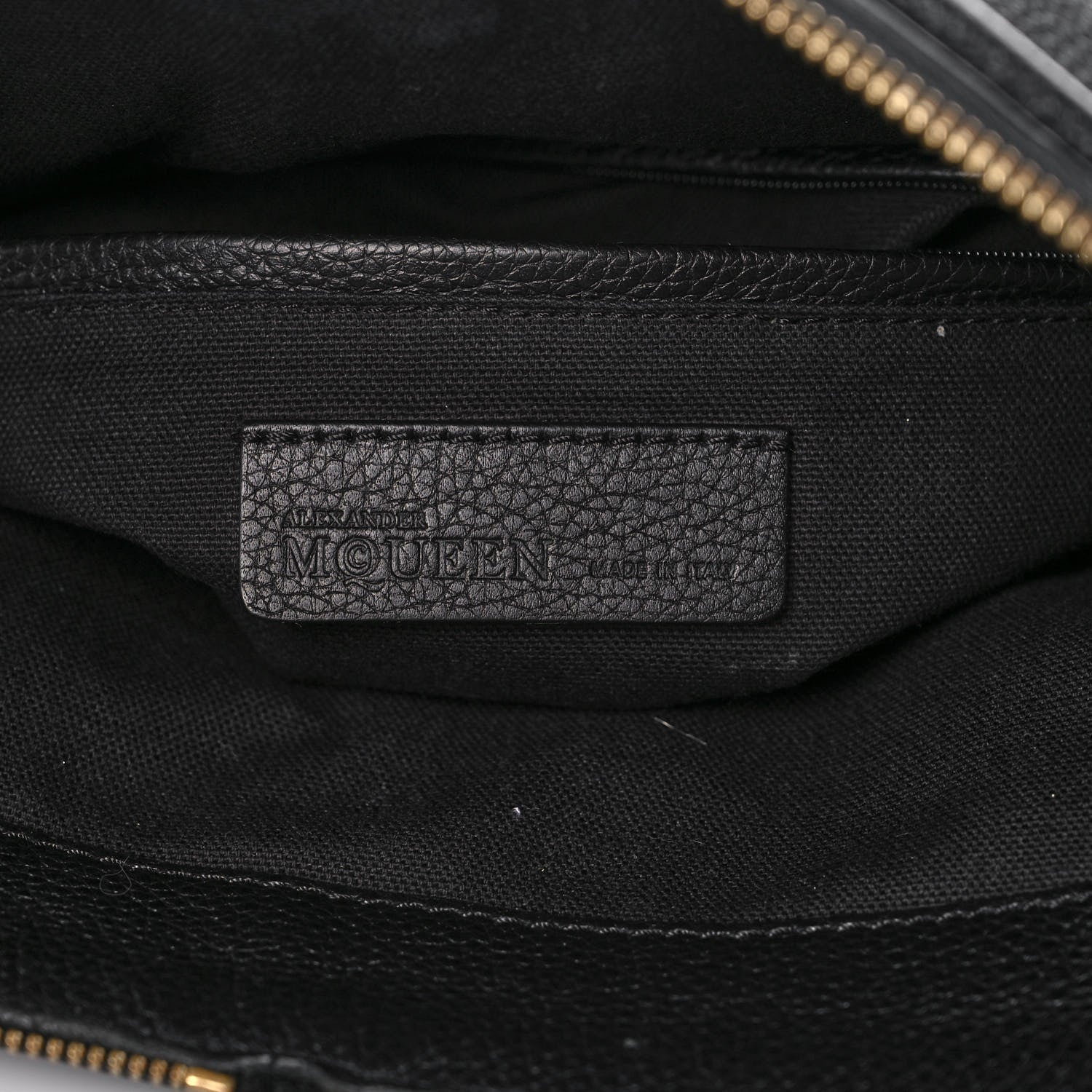 Alexander McQueen Grainy Calfskin Padlock Skull Clutch Black 5 of 10