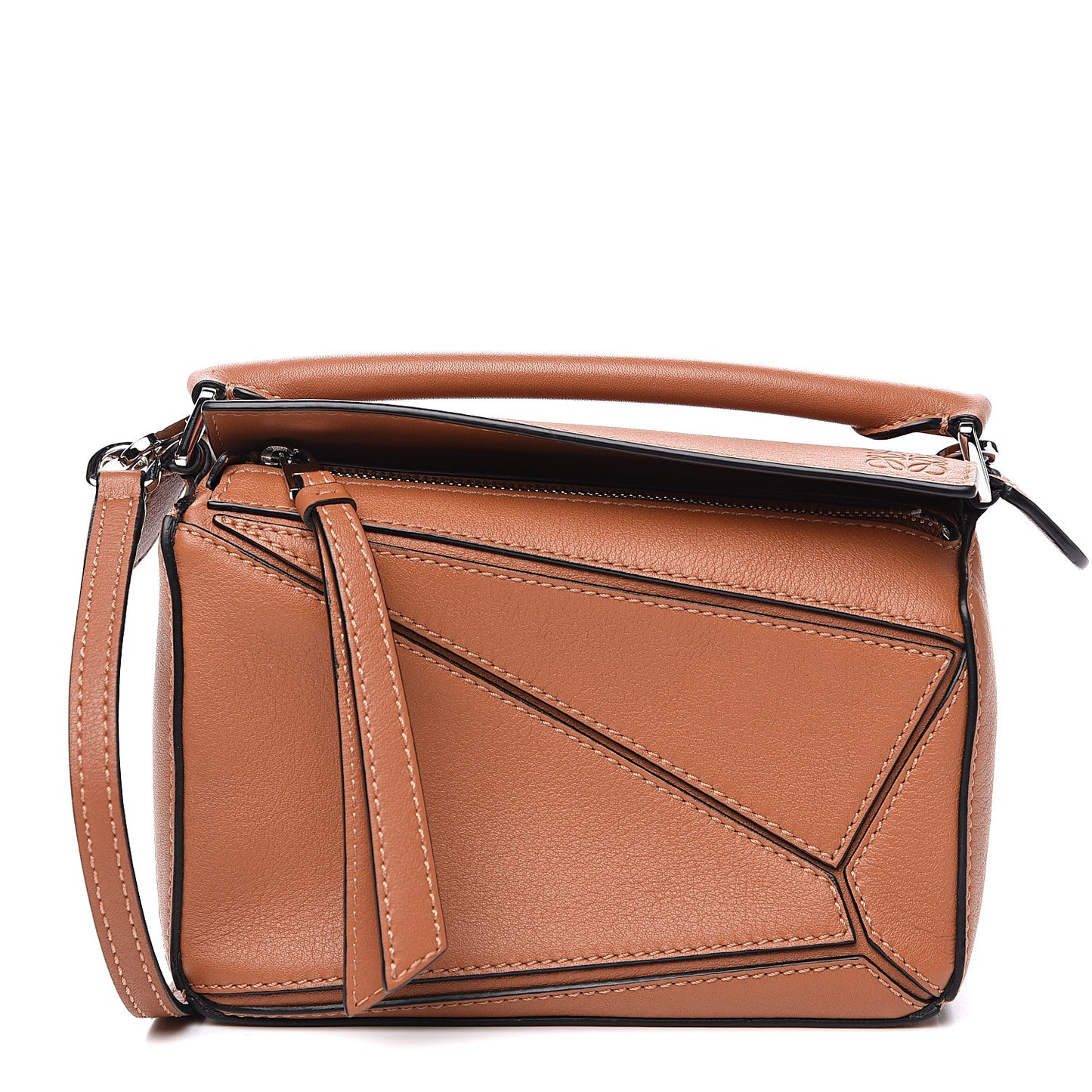 Calfskin Mini Puzzle Bag Tan