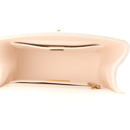 Chanel Lambskin Handle Crush Top Handle Flap Bag White 5 of 11
