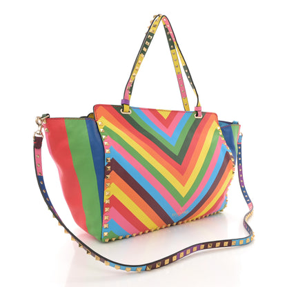 Valentino Garavani Vitello 1973 Medium Rockstud Tote Multicolor 3 of 13