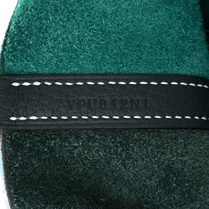 Hermes Taurillon Clemence Casaque Picotin Lock 18 PM Vert Bosphore Vert Cypress 7 of 10
