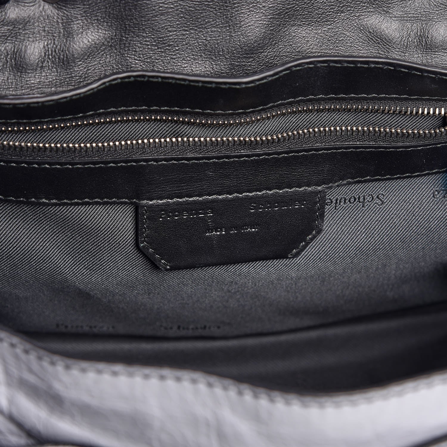 Proenza Schouler Paper Lambskin Medium PS1 Plus Zip Satchel Dove Grey 6 of 9