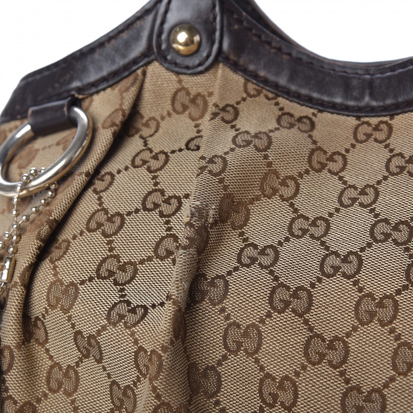 Monogram Medium Sukey Tote Dark Brown