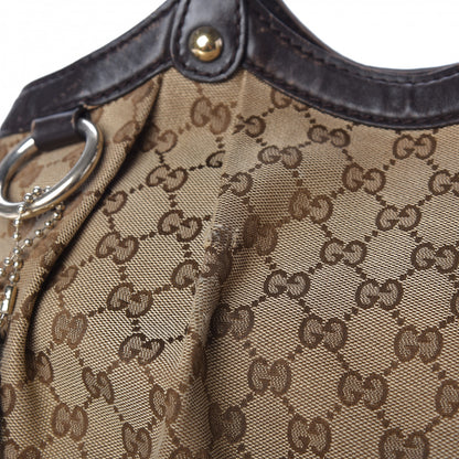 Gucci Monogram Medium Sukey Tote Dark Brown 9 of 14