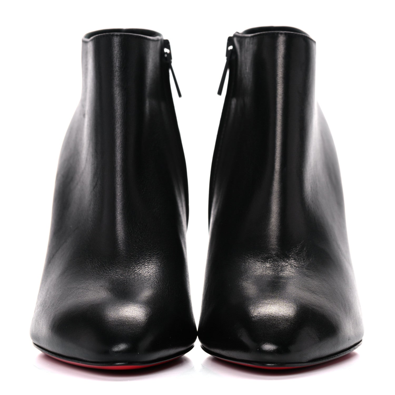 Christian Louboutin Calfskin Eleonor 85 Ankle Boots 36 Black 2 of 14