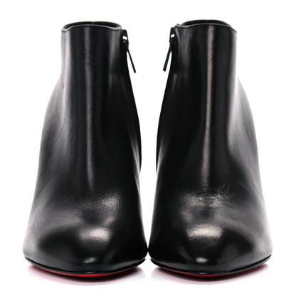 Christian Louboutin Calfskin Eleonor 85 Ankle Boots 36 Black 2 of 14
