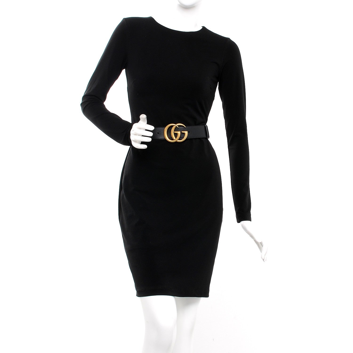 Gucci Calfskin Double G 40mm Belt 70 28 Black 2 of 5
