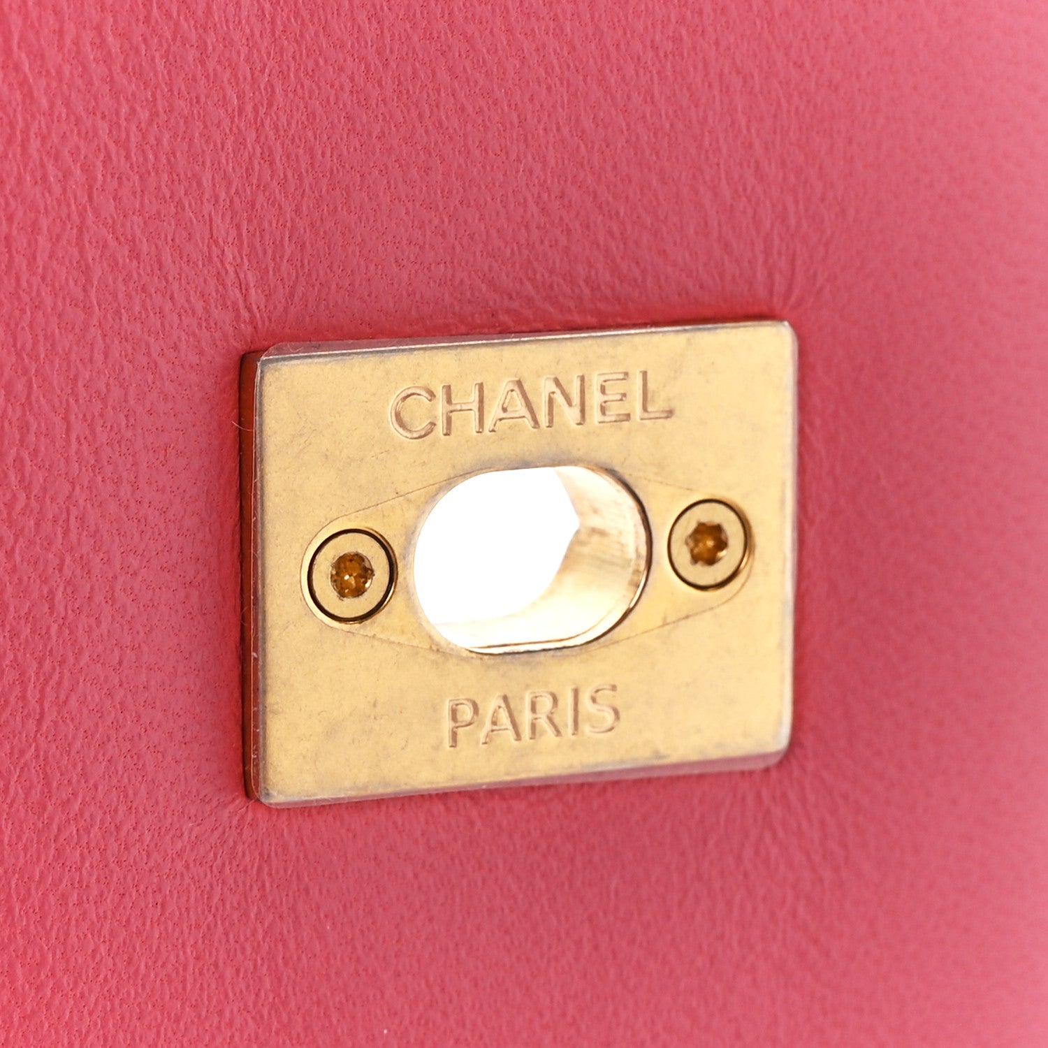 Chanel Caviar Quilted Mini Top Handle Flap Pink 8 of 12