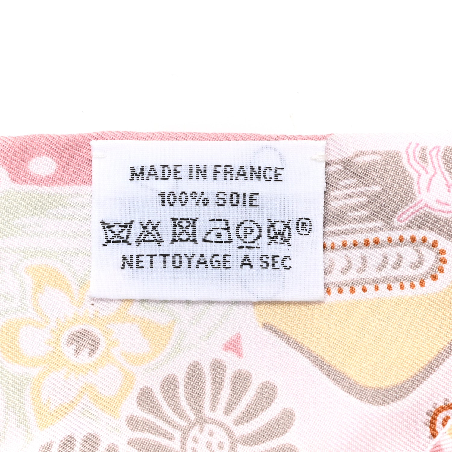 Hermes Silk Bingata Twilly Vieux Rose Vert De Eau 4 of 4