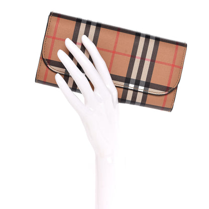 Burberry Vintage Check Continental Wallet Black 2 of 8