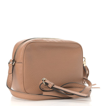 Gucci Pebbled Calfskin Small Soho Disco Bag Camelia 3 of 10