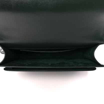 Saint Laurent Calfskin Medium Monogram Sunset New Vert Fonce 5 of 12