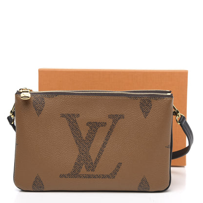 Louis Vuitton Reverse Monogram Giant Double Zip Pochette 11 of 11