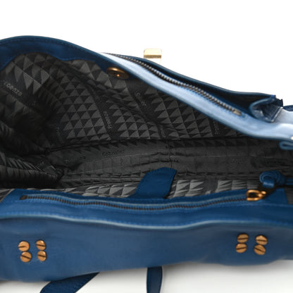 Proenza Schouler Lambskin Medium PS1 Satchel Peacock 4 of 9