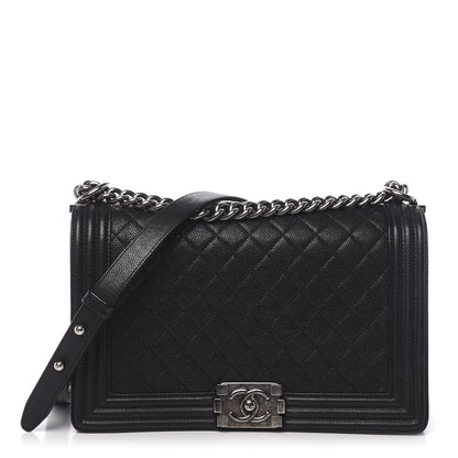 Chanel Caviar Quilted Large Boy Flap Black 1 of 10