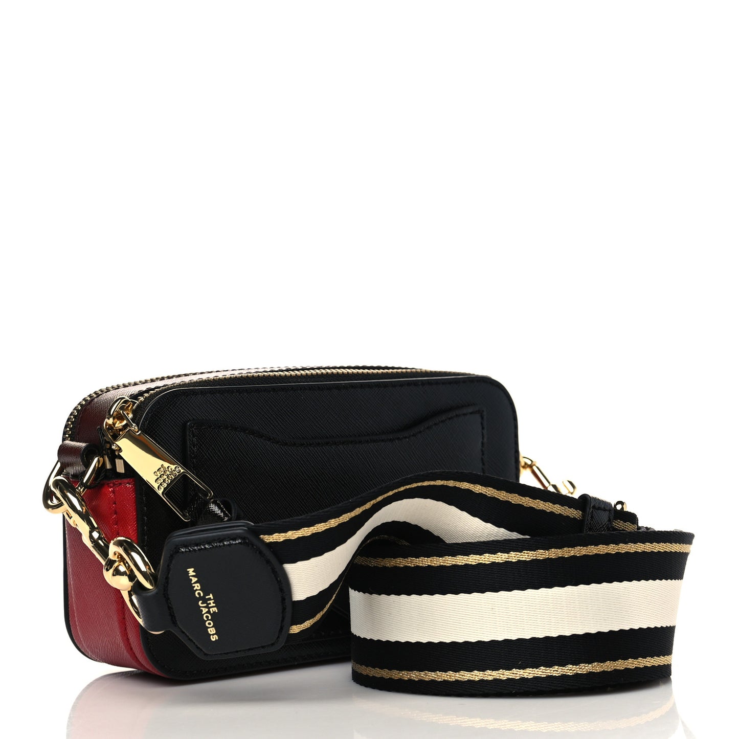 Saffiano Snapshot Camera Bag Black Multi