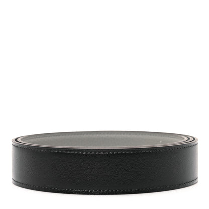 Hermes Box Togo 32mm Belt Strap 100 40 Black Gris Mouette 2 of 4
