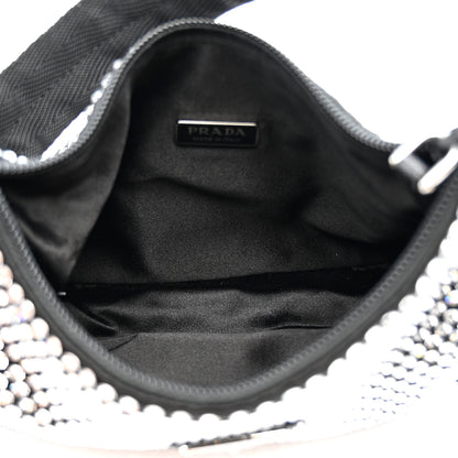 Prada Satin Crystal Mini Re-Edition 2000 Bag Cristal 5 of 11