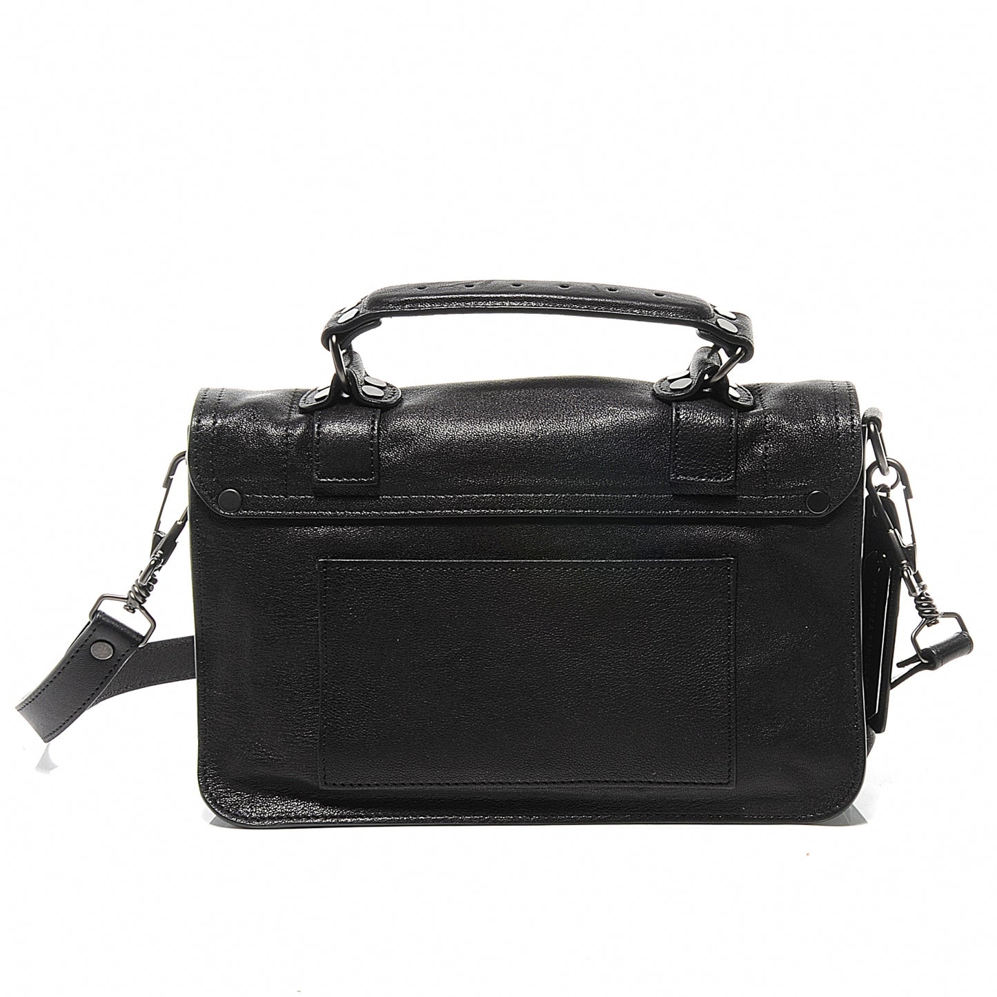 Lambskin PS1 Tiny Satchel Black