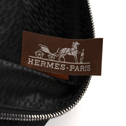 Hermes Technical Silk H en Bias Travelsilk Cube MM Black Fauve 8 of 11