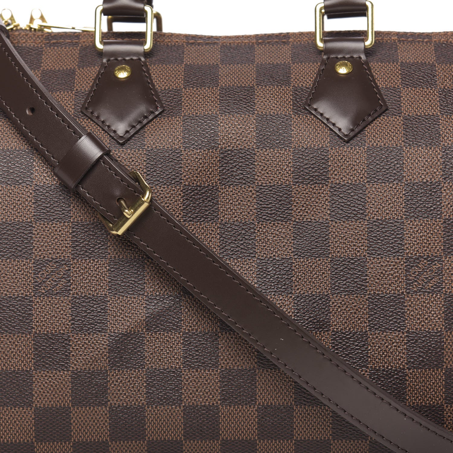 Louis Vuitton Damier Ebene Speedy Bandouliere 25 10 of 10