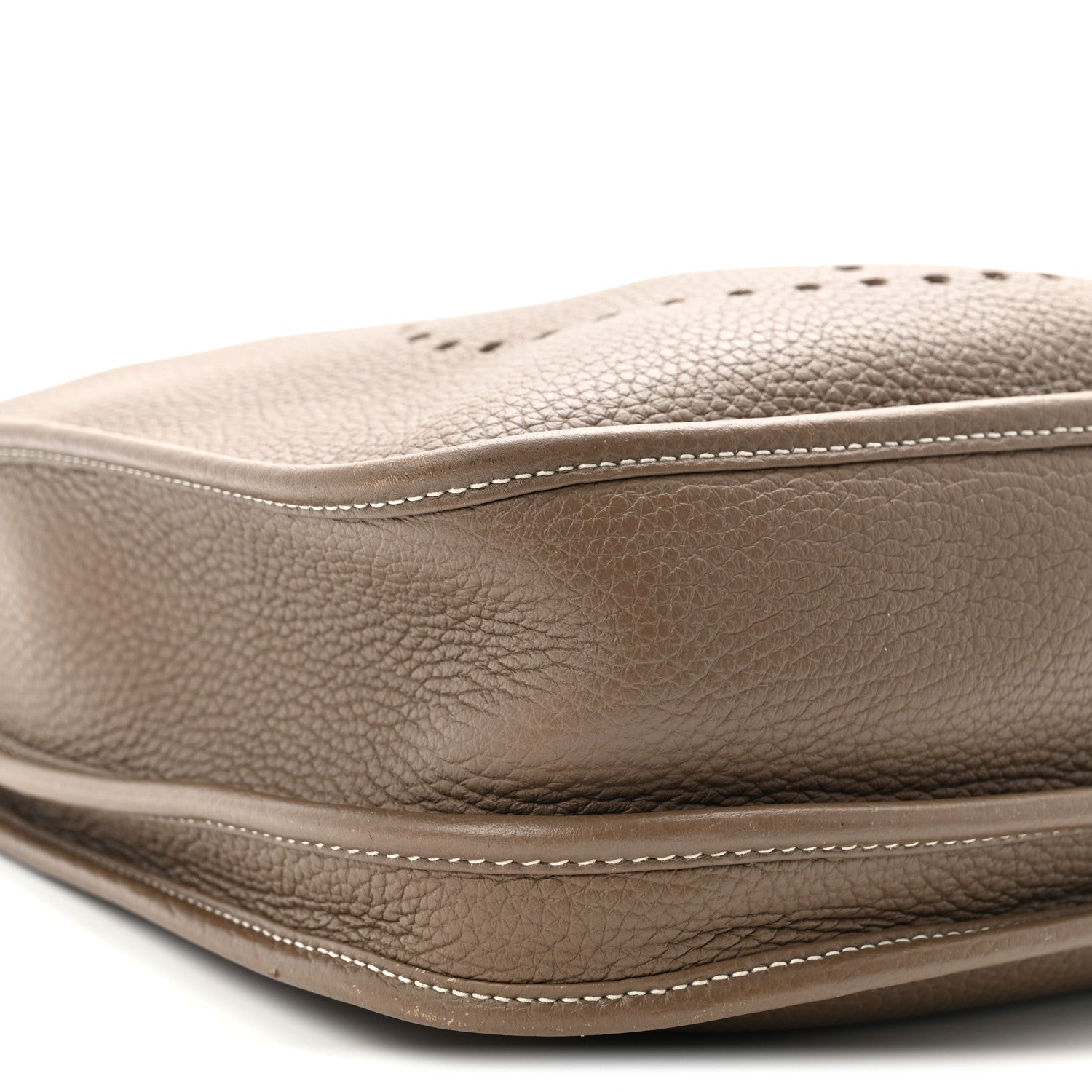 Hermes Taurillon Clemence EVELYNE III PM Etoupe 9 of 10