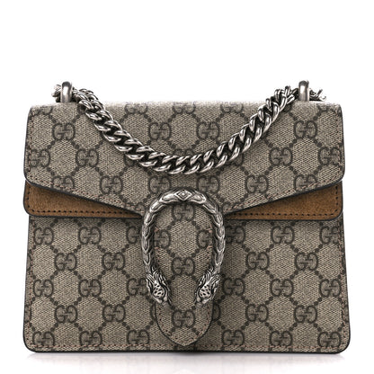Gucci GG Supreme Monogram Mini Dionysus Shoulder Bag Taupe 1 of 12