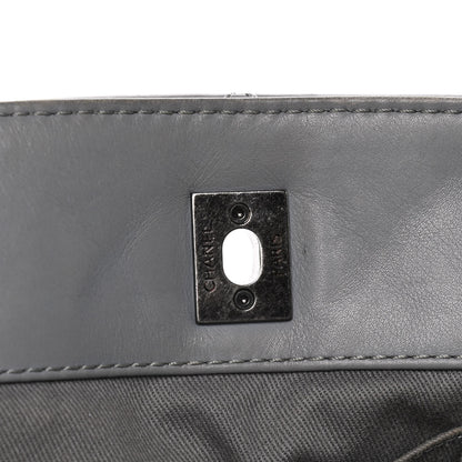 Chanel Lambskin Quilted Shopping Tote Grey 8 of 24