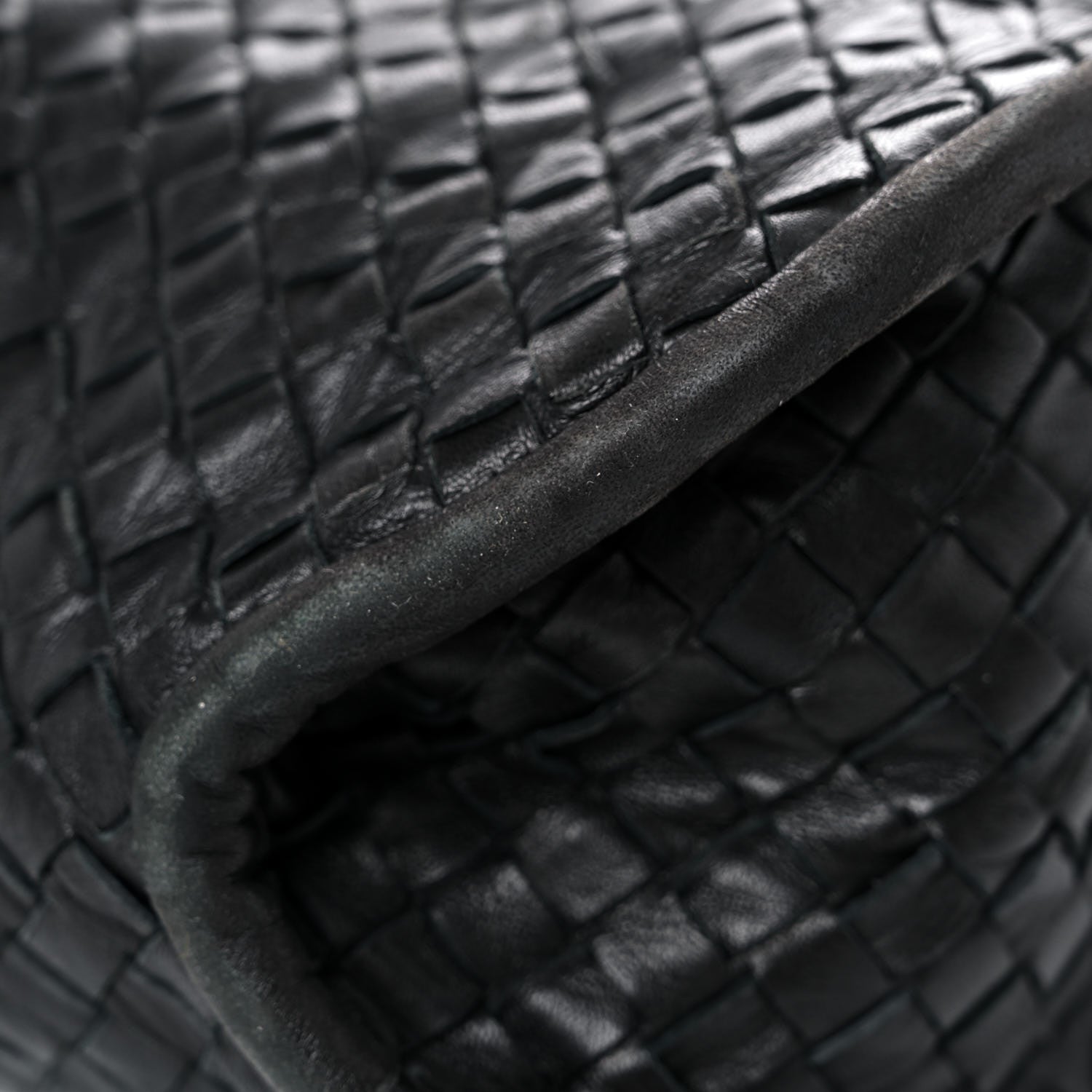 Bottega Veneta Nappa Intrecciato Messenger Bag Black 8 of 22