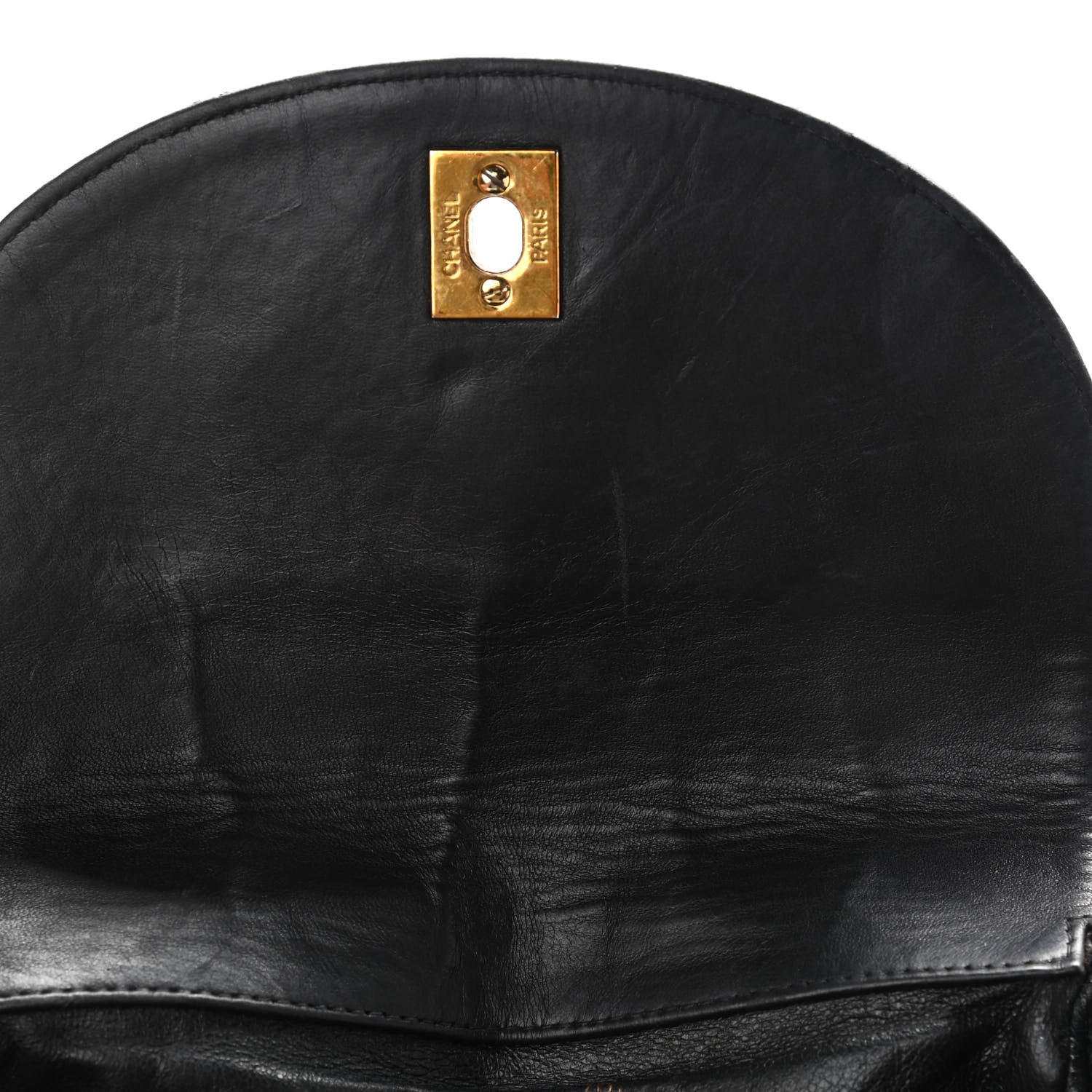 Chanel Lambskin Quilted Backpack Black 9 of 10