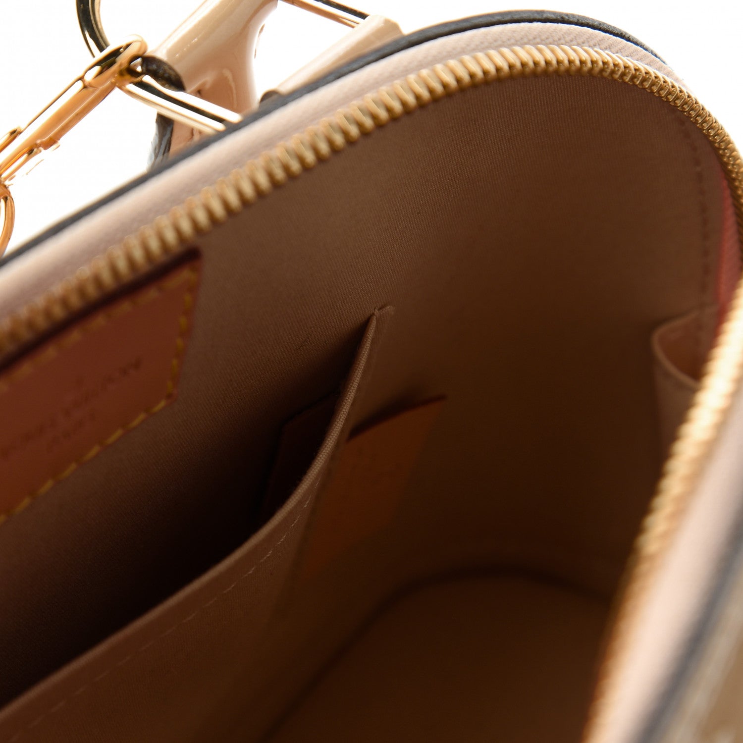 Louis Vuitton Vernis Alma BB Dune 9 of 10