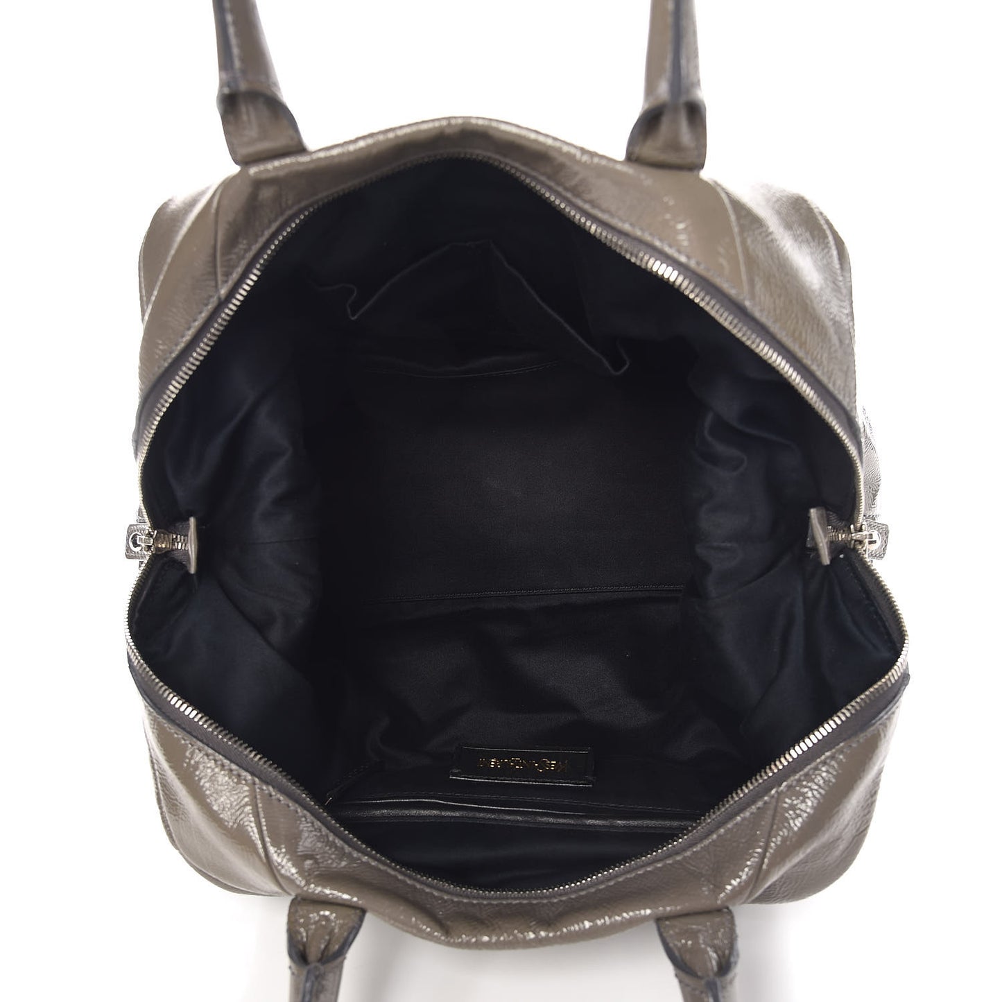 Patent Calfskin Easy Sac Green