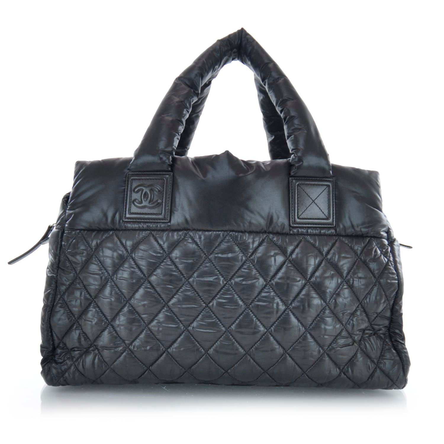 Chanel Nylon Coco Cocoon Zipped Tote Black 1 of 8