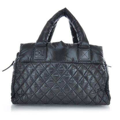 Chanel Nylon Coco Cocoon Zipped Tote Black 1 of 8