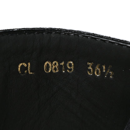 Christian Dior Calfskin Ground Low Boot 36.5 Black 7 of 8